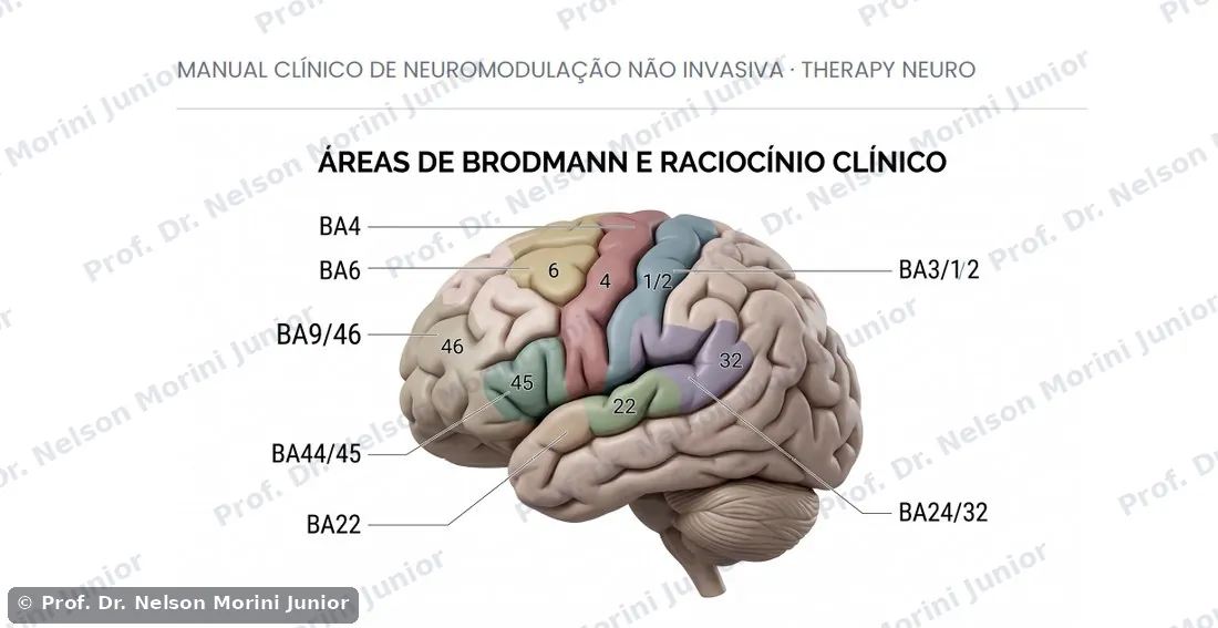 Áreas de Brodmann e raciocínio clínico aplicado à neuroanatomia funcional